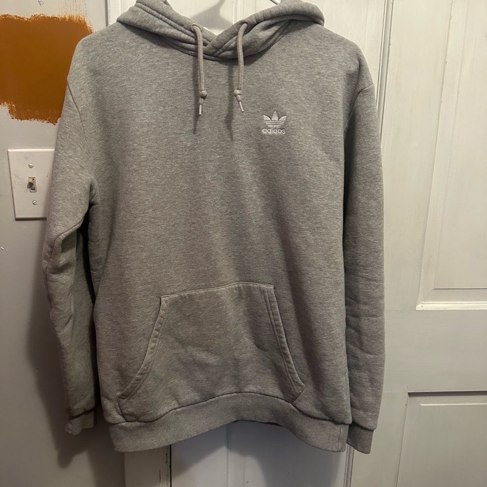 Adidas Men's Gray Hoodie